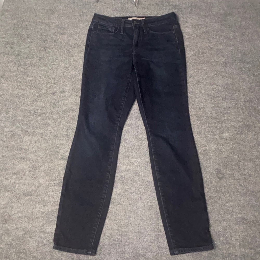 Athleta Sculptek Skinny Jeans Women's Size 6 Dark Indigo Stretch Denim